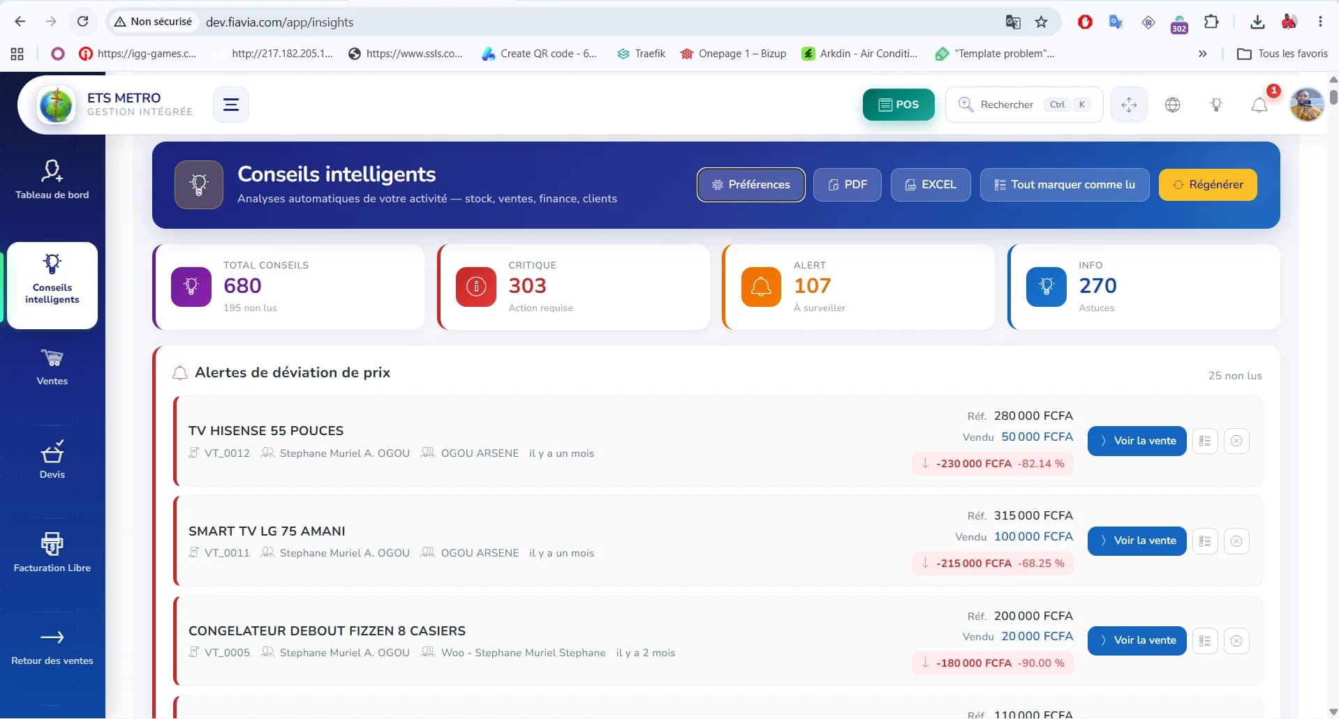Conseil intelligent